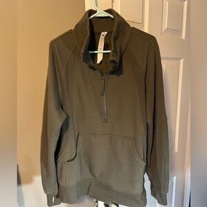 Lululemon scuba oversized funnel neck half zip